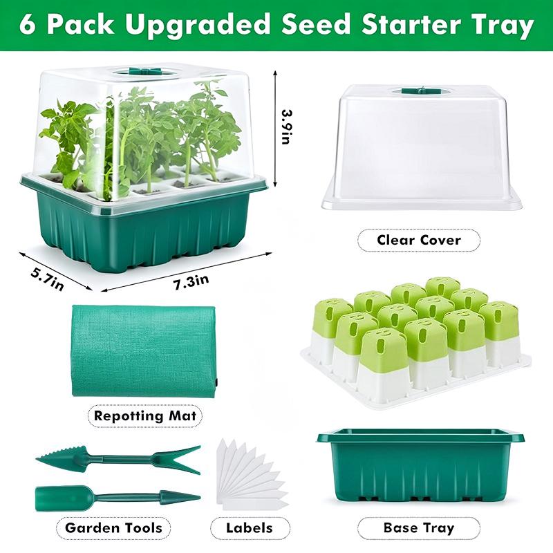 1Set Seed Starter Tray Mini Gr - Humidity Dome Kit 评论和价格
