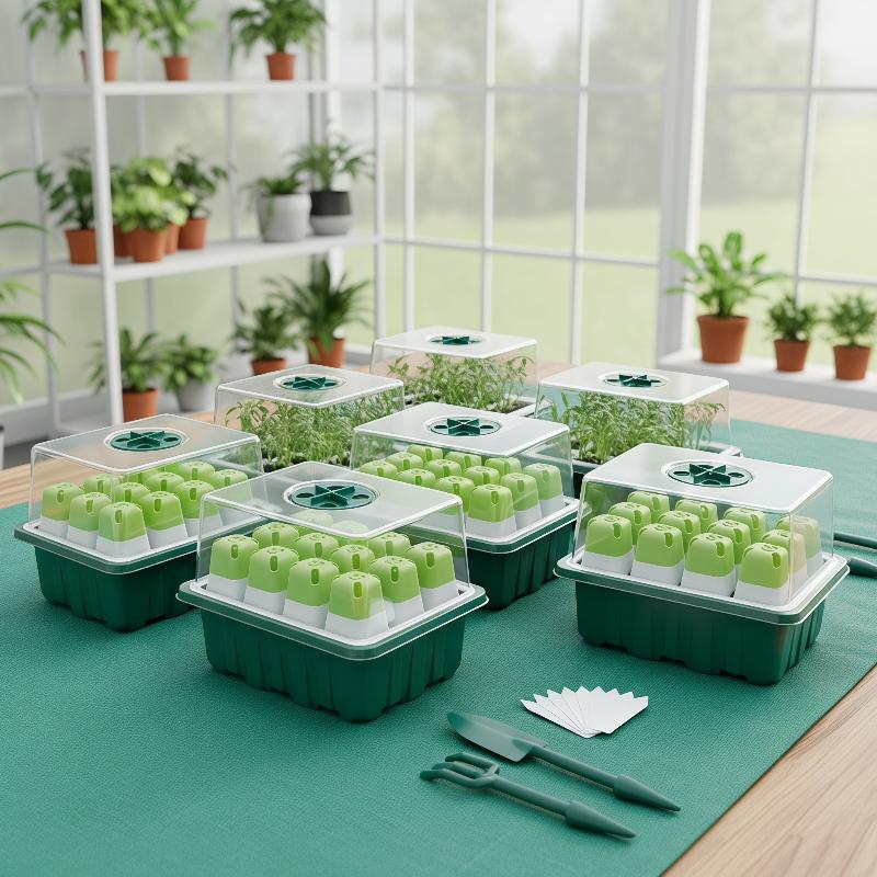 1Set Seed Starter Tray Mini Gr - Humidity Dome Kit 评论和价格