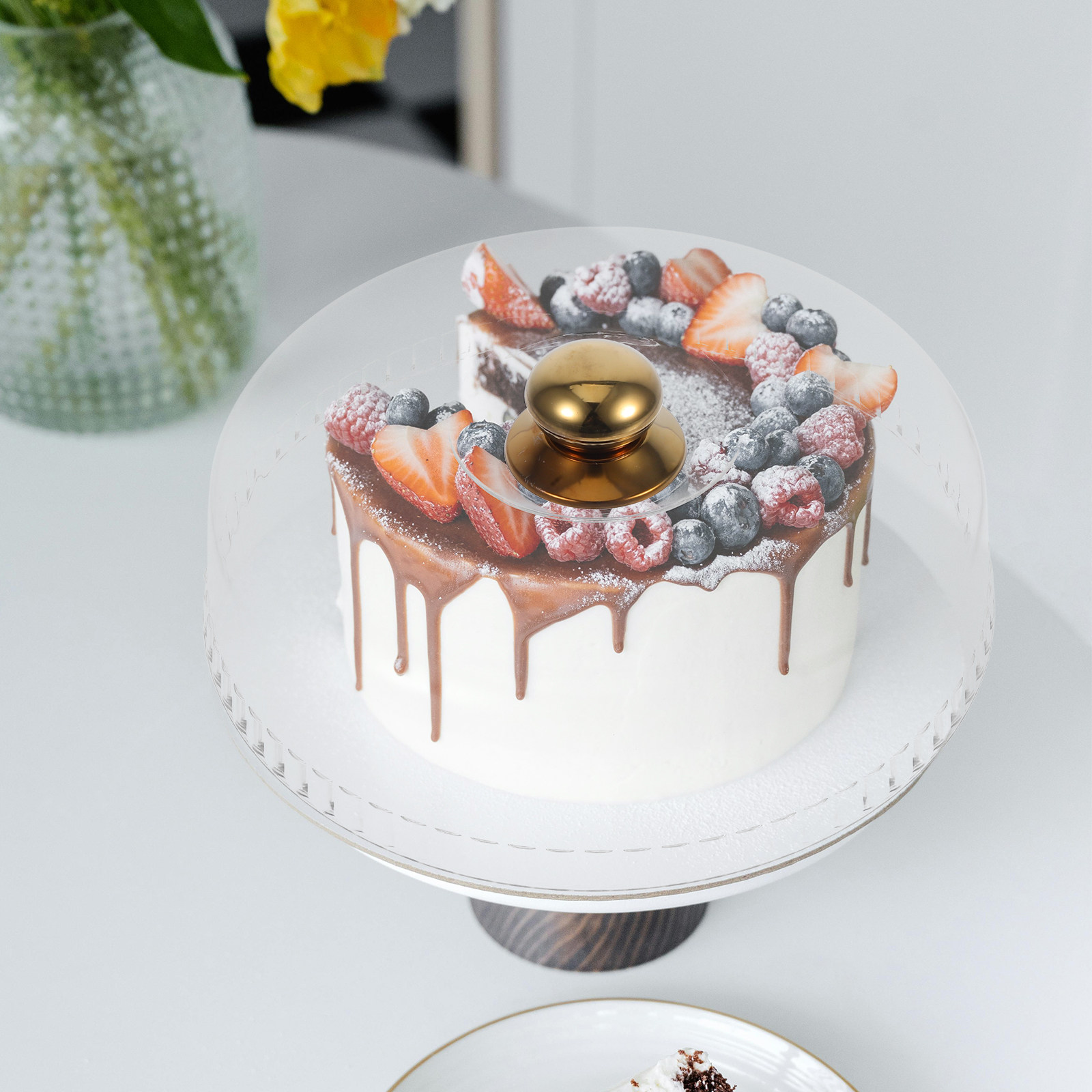 30Cm Round Clear Acrylic Cake  - Plastic Dome Clear 评论和价格