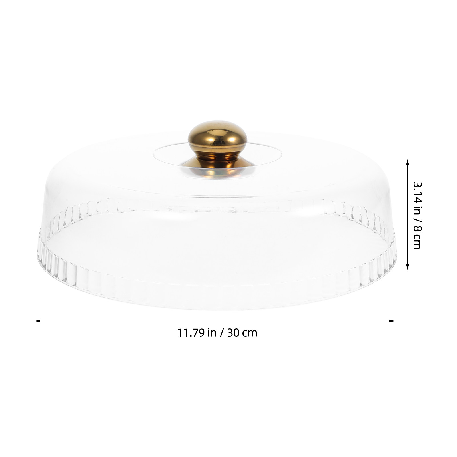 30Cm Round Clear Acrylic Cake  - Plastic Dome Clear 评论和价格