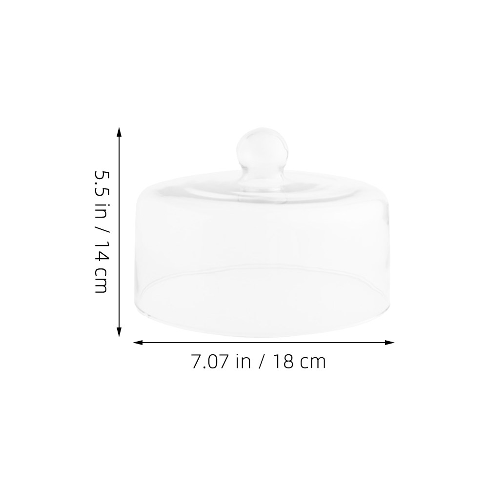 18Cm Clear Glass Cake Dome Cov - Plastic Dome Clear 评论和价格