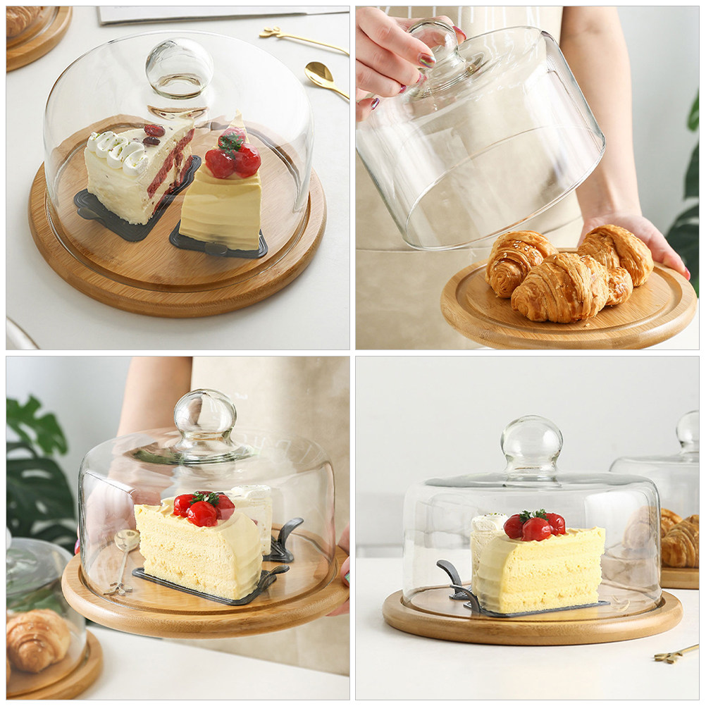 18Cm Glass Cake Dome Cover Cle - Plastic Dome Clear 评论和价格